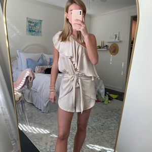 Silk romper